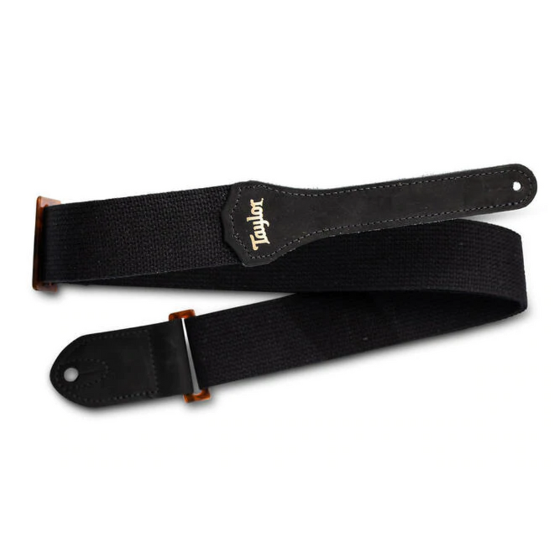 Correa para guitarra Taylor GS Mini de algodón de 2'' - Black