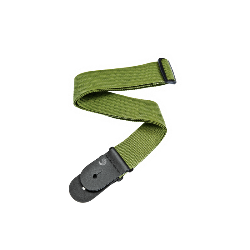 Correa de guitarra D'Addario de polipropileno - 50mm - Verde - PWS107