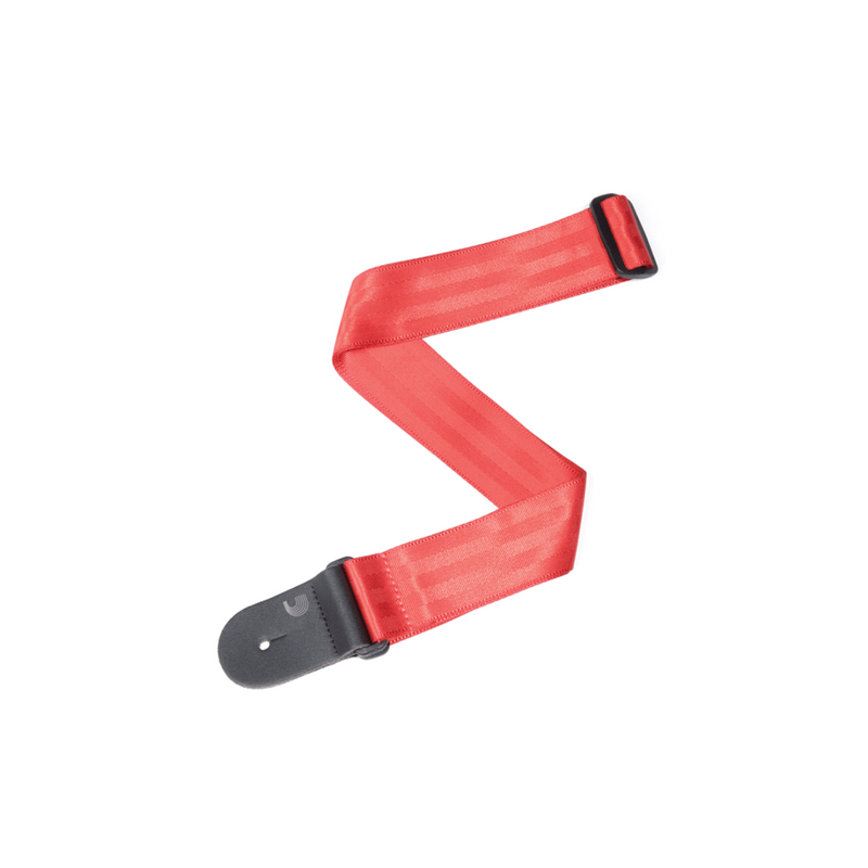 Correa de guitarra D'Addario Seatbelt - 50mm - Red - 50SB01