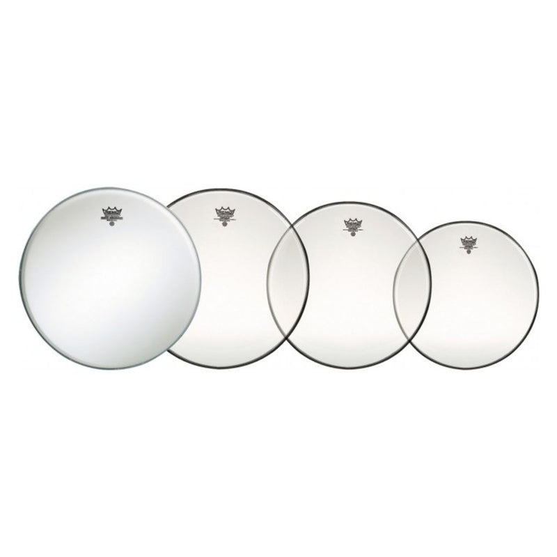 Pack de Parches Remo Propack PP-0240-BE con Emperor Clear de 10", 12", 14" y Ambassador Coated de 14"