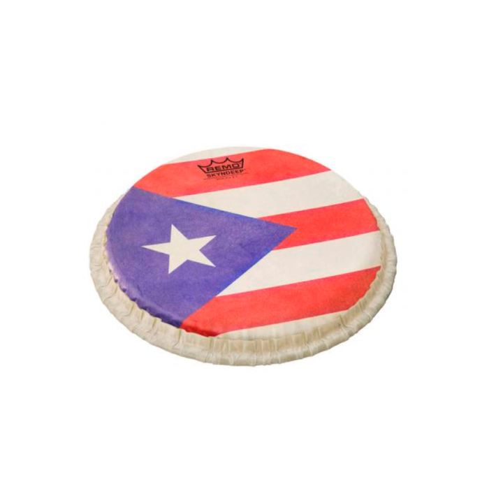 Parche de Tumba Remo Tucked Skyndeep de 12.5" Puerto Rican Flag