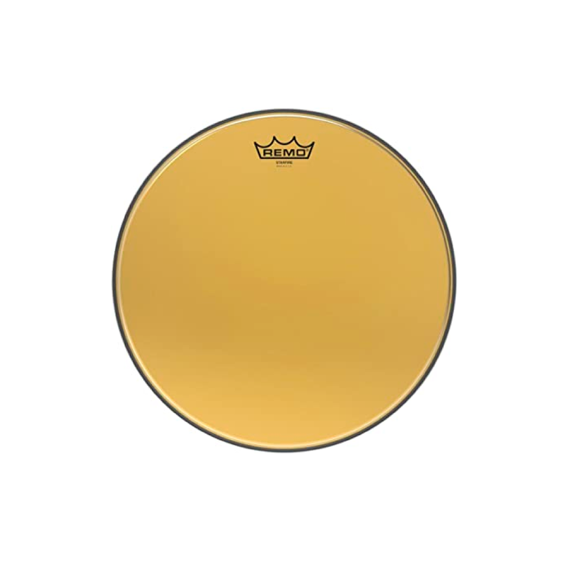 Parche Remo Ambassador Starfire Gold GD-0015-00 de 15" - Dorado