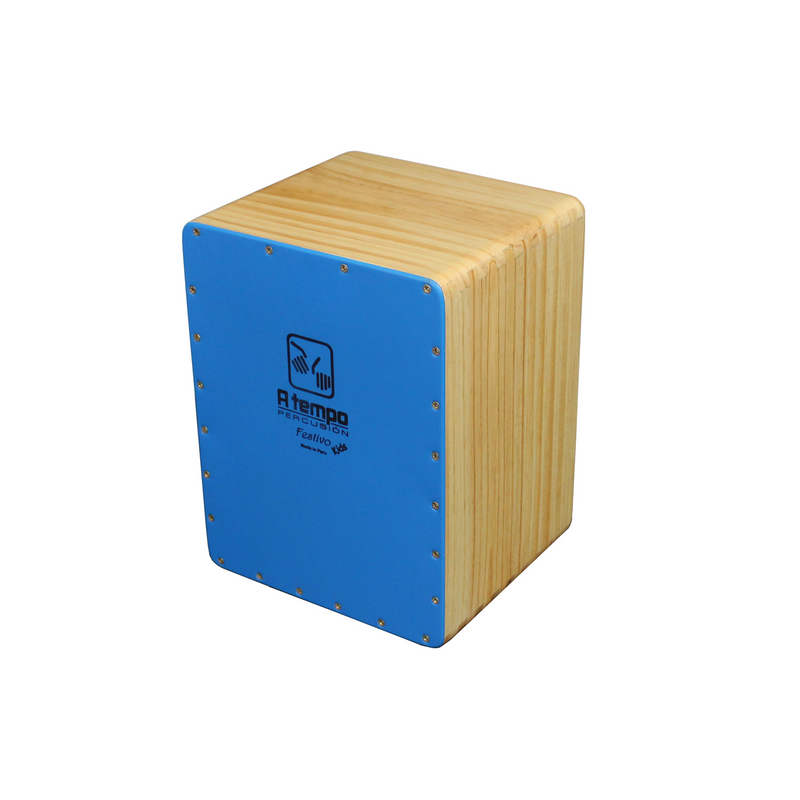 Cajón Atempo Snare Pequeño Festivo Azul (con funda)