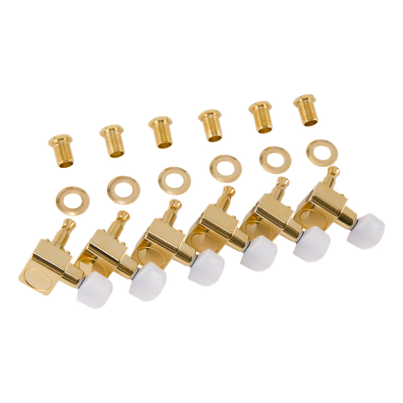 Clavijeros Fender Deluxe para Guitarra con botones perla (6)