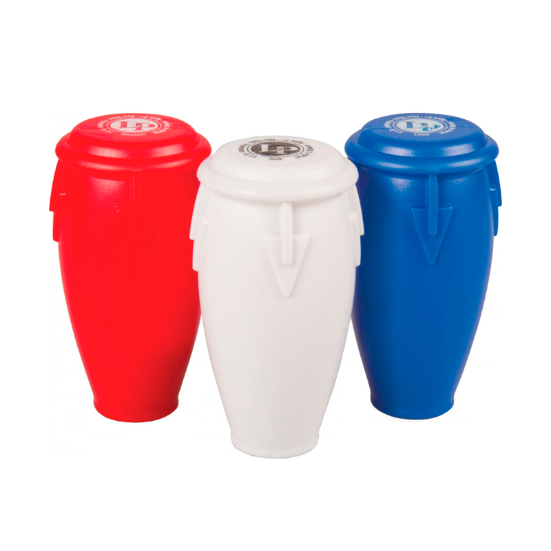 Shaker Latin Percusion LP017 Conga Shaker Trio - Azul/Rojo/Blanco