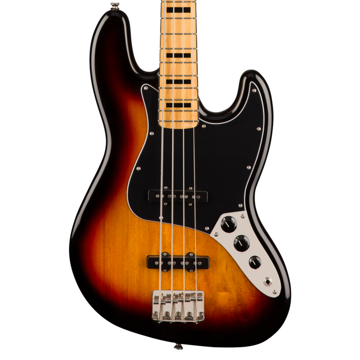Bajo Eléctrico Squier Classic Vibe '70s Jazz Bass®, Maple Fingerboard, 3-Color Sunburst