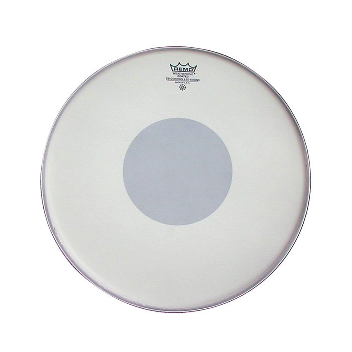 Parche Remo Controlled Sound Coated de 14" Punto Blanco