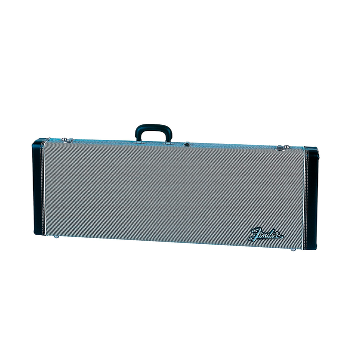 Case Fender G&G Deluxe Strat®/Tele® Hardshell Case, Black Tweed con interior Black