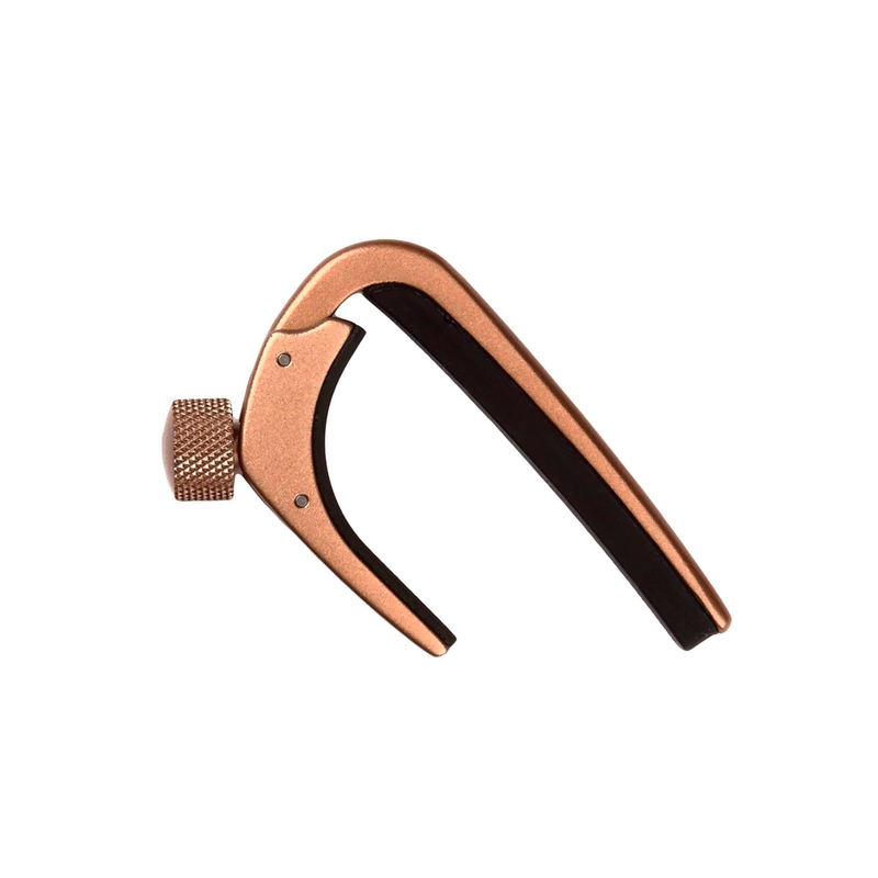 Capotraste para guitarra Planet Waves bronce metálico