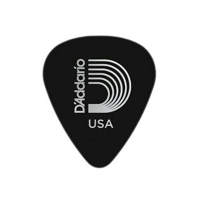 Uñas D'Addario Planet Waves 1CBK7 Standard Pick Celluloid - X-Heavy - Black (paquete de 10)