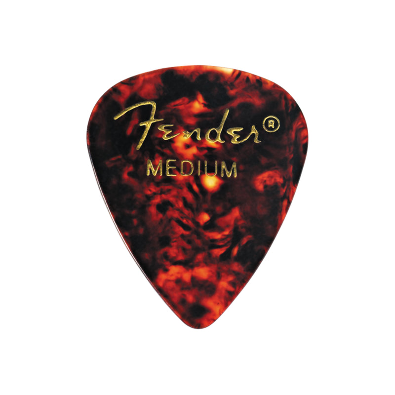 Uñas Fender 351 Shape - Classic Shell - Medianas - Pack de 12