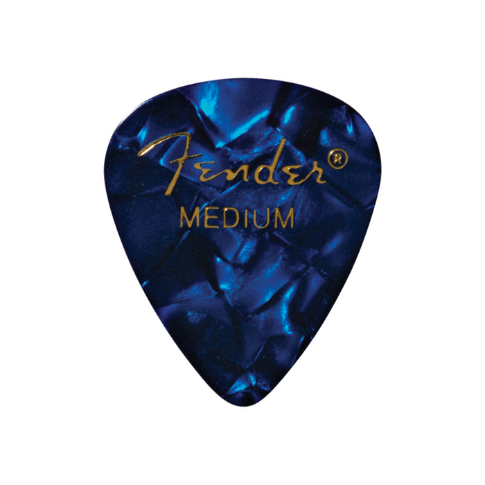 Uñas Fender 351 Shape - Moto Azul - Medianas - Pack de 12