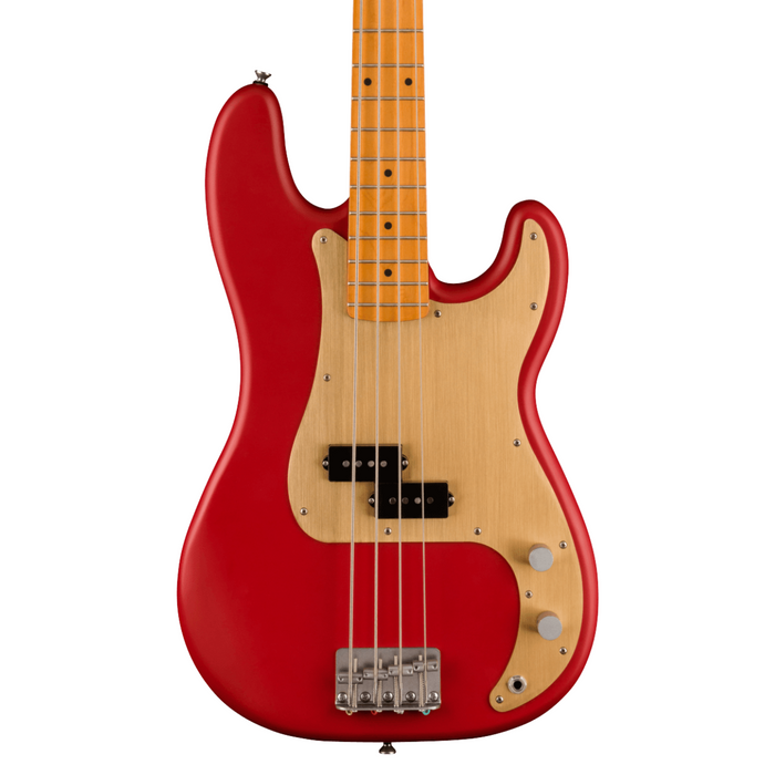 Bajo Eléctrico Squier 40th Anniversary Precision Bass, Vintage Edition con mástil de maple - Satin Dakota Red