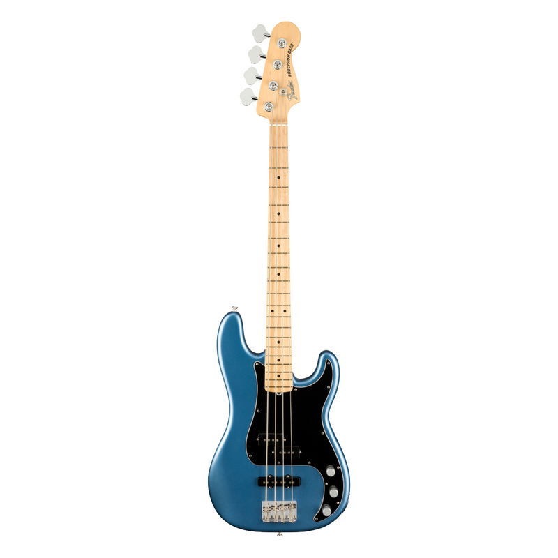 Bajo Eléctrico Fender American Performer Precision Bass con mástil de Maple - Satin Lake Placid Blue