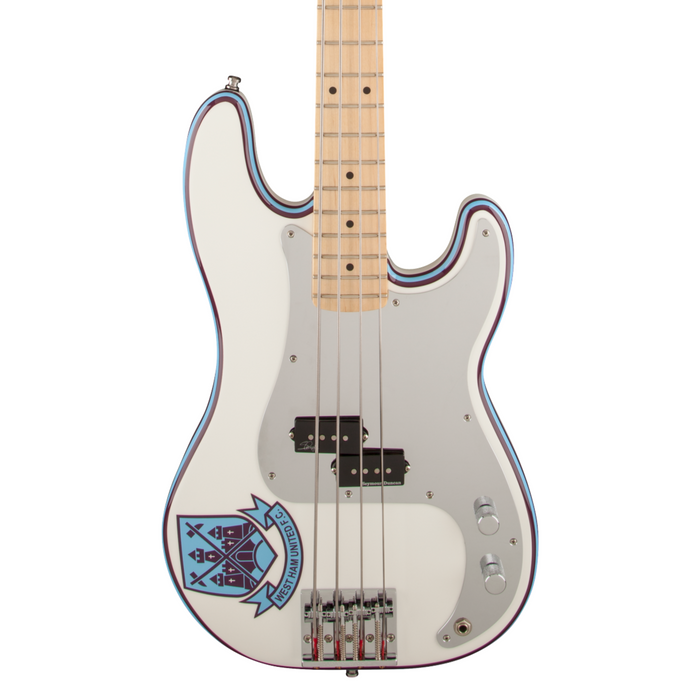 Bajo Eléctrico Fender Steve Harris Precision Bass con cuello de Maple - Olympic White