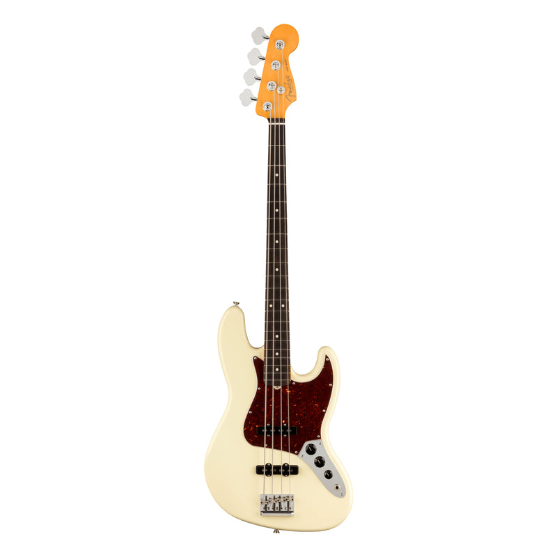Bajo Eléctrico Fender American Professional II Jazz Bass® con diapasón de Palo de Rosa - Olympic White