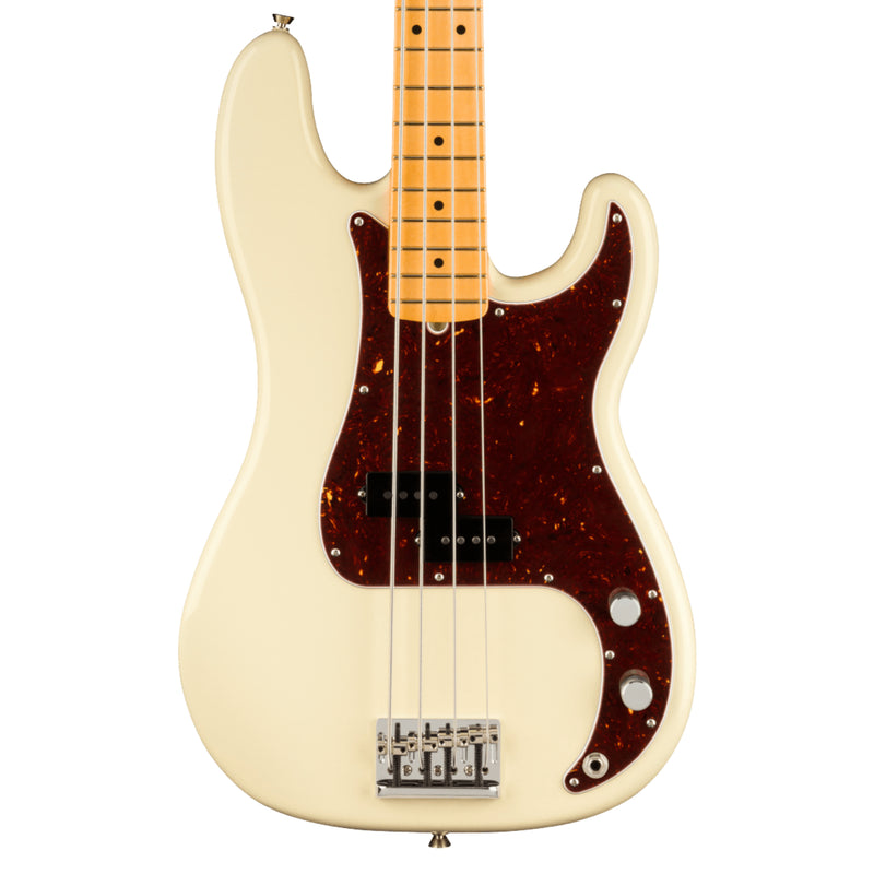 Bajo Eléctrico Fender American Professional II Precision Bass® con diapasón de Maple - Olympic White