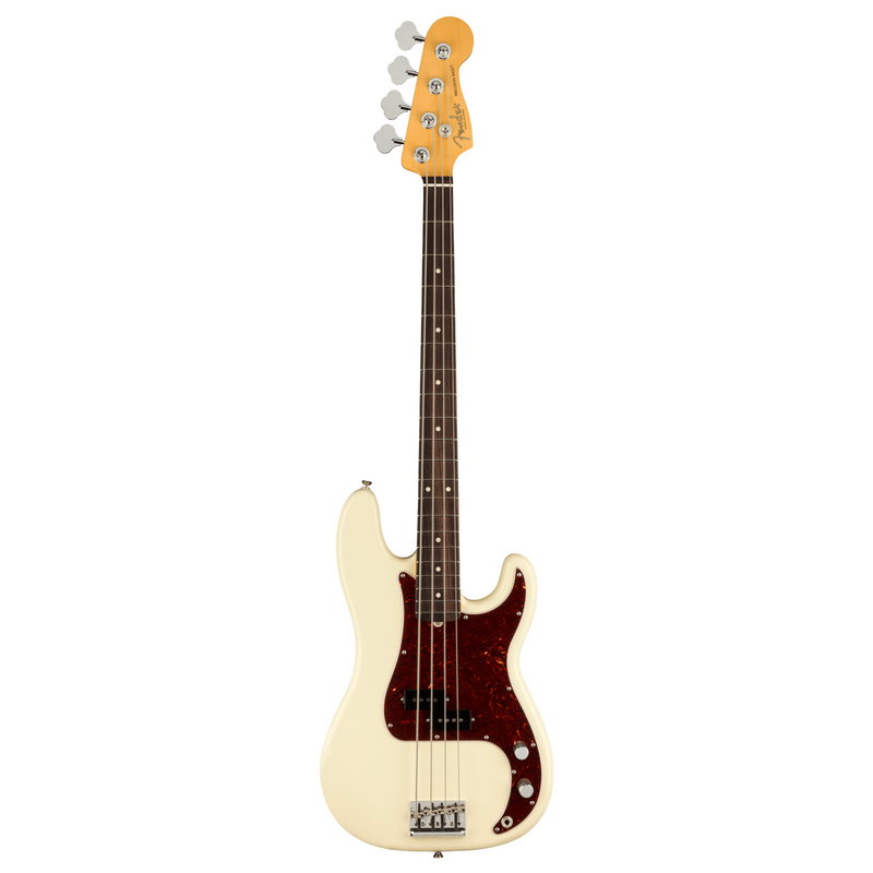 Bajo Eléctrico Fender American Professional II Precision Bass con mástil de Palo Rosa - Olympic White