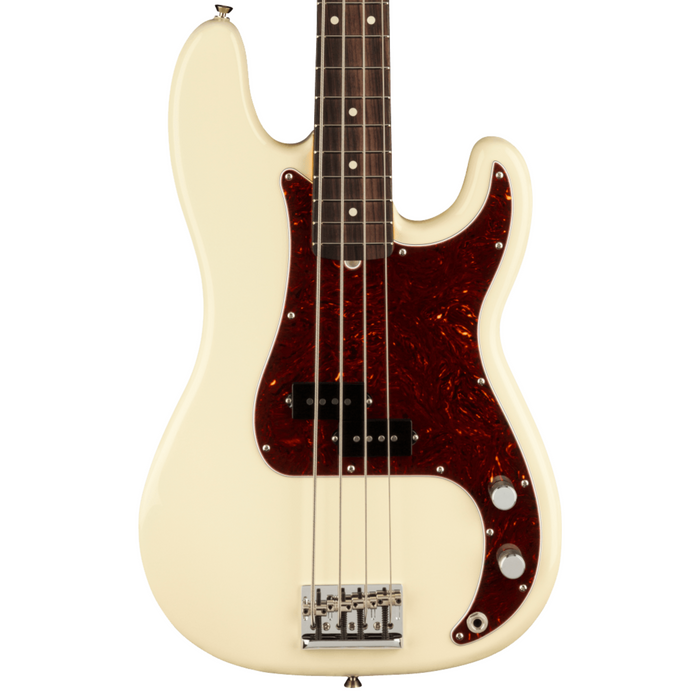 Bajo Eléctrico Fender American Professional II Precision Bass con mástil de palo de rosa - Olympic White