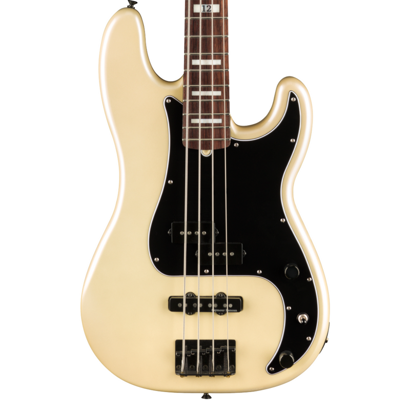 Bajo Eléctrico Fender Duff Mckagan Deluxe Precision Bass con mástil de Palo de Rosa - White Pearl