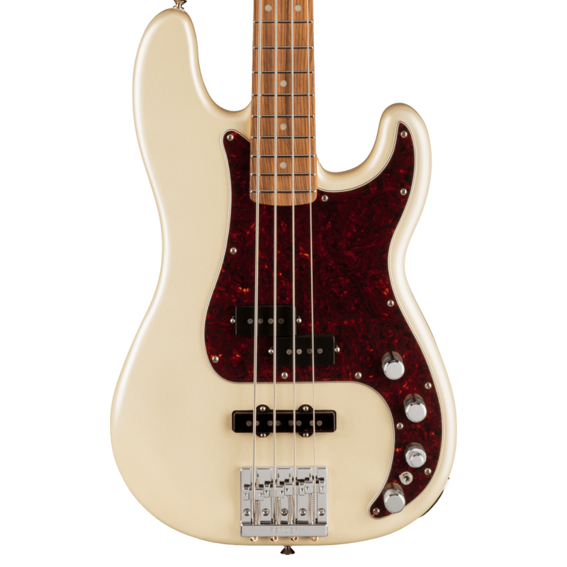 Bajo Eléctrico Fender Player Plus Precision Bass con mástil de Pau Ferro - Olympic Pearl