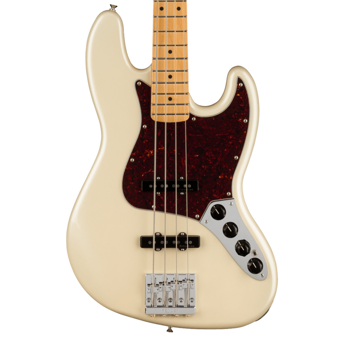 Bajo Eléctrico Fender Player Plus Jazz Bass con mástil de maple - Olympic Pearl