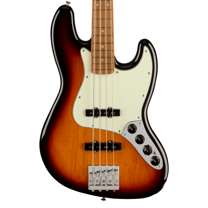 Bajo Eléctrico Fender Player Plus Active Jazz Bass® con diapasón de Pau Ferro - 3 Color Sunburst