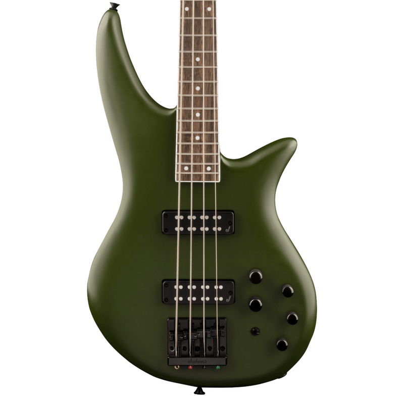 Bajo Eléctrico Jackson X Series Spectra Bass SBX IV con diapasón de Laurel - Matte Army Drab