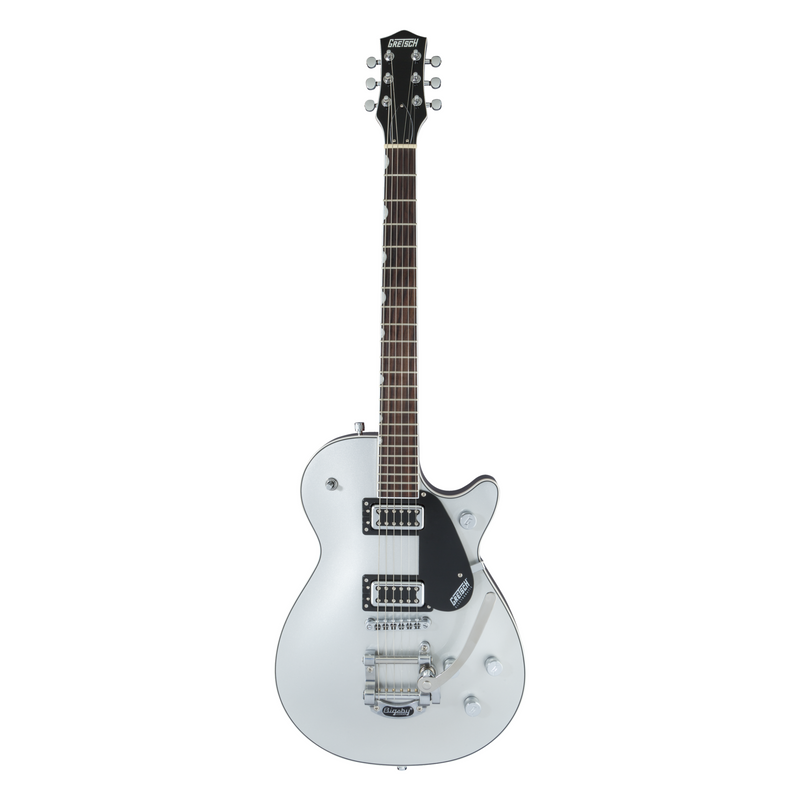 Guitarra Eléctrica Gretsch G5230T Electromatic Jet con puente Bigsby mastin del nogal negro - Airline Silver