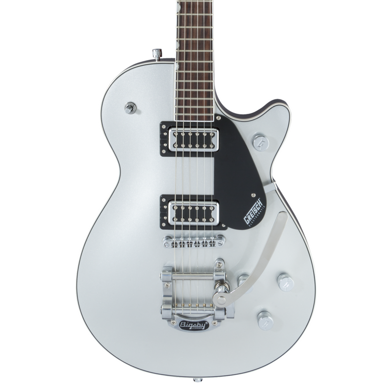 Guitarra Eléctrica Gretsch G5230T Electromatic Jet con puente Bigsby mastin del nogal negro - Airline Silver