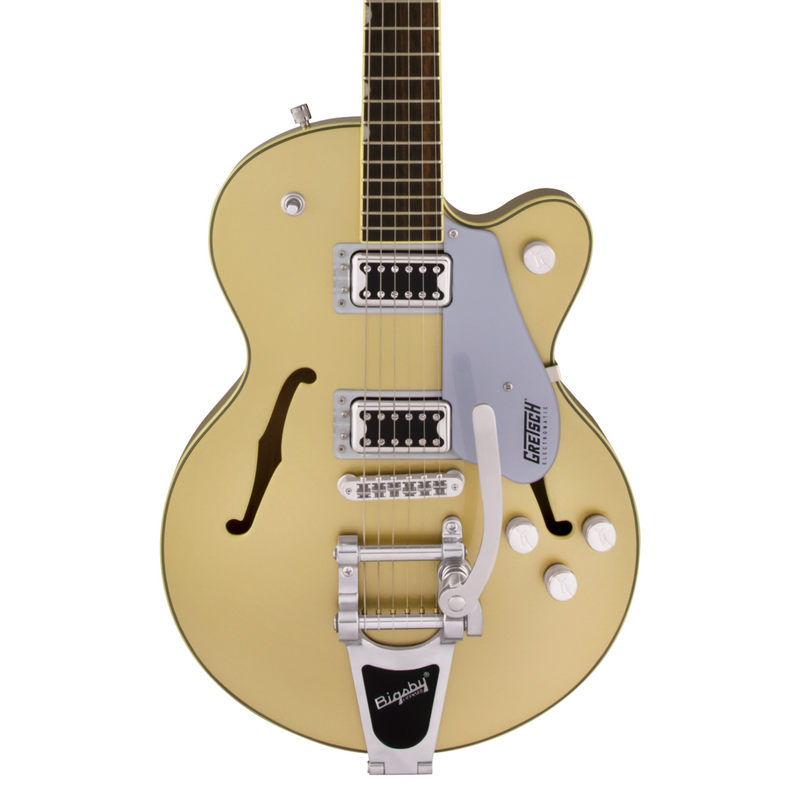 Guitarra Eléctrica Gretsch G5655T Electromatic Center Block Jr con puente Bigsby Mastil de Laurel Casino Gold