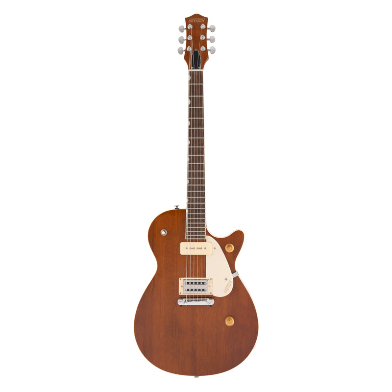 Guitarra Eléctrica Gretsch G2215-P90 Streamliner Junior Jet Club con mástil de laurel - Single Barrel Stain