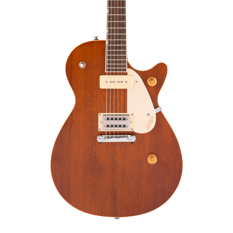 Guitarra Eléctrica Gretsch G2215-P90 Streamliner Junior Jet Club con mástil de laurel - Single Barrel Stain