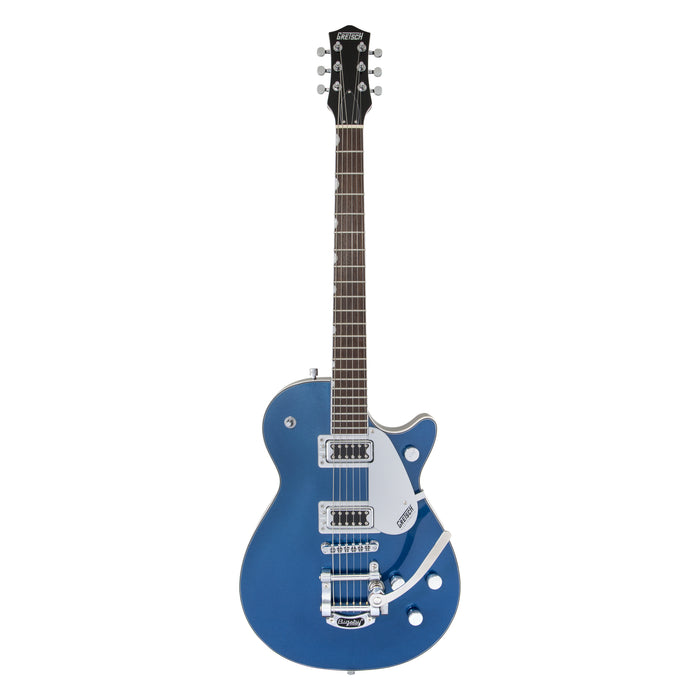Guitarra Eléctrica Gretsch G5230T Electromatic Jet FT Single-Cut con Bigsby con mástil de nogal negro - Aleutian Blue