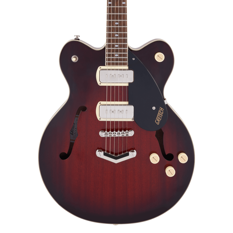 Guitarra Eléctrica Gretsch G2622-P90 Streamliner Center Block Double-Cut P90 con V-Stoptail con mástil de laurel - Claret Burst