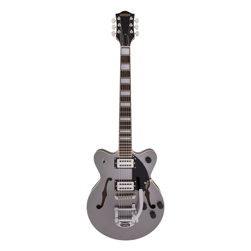 Guitarra Eléctrica Gretsch G2655T Streamliner Center Block Jr. Double-Cut con Bigsby con mástil de laurel - Phantom Metallic