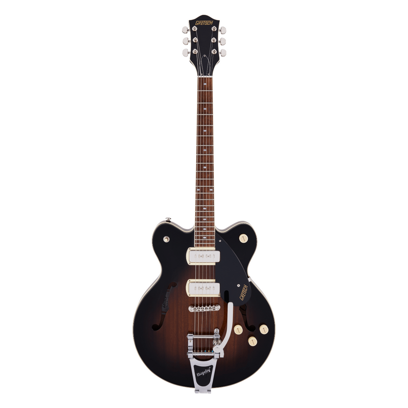 Guitarra Eléctrica Gretsch G2622T-P90 Streamliner Center Block Double-Cut P90 con Bigsby con mástil de laurel - Brownstone