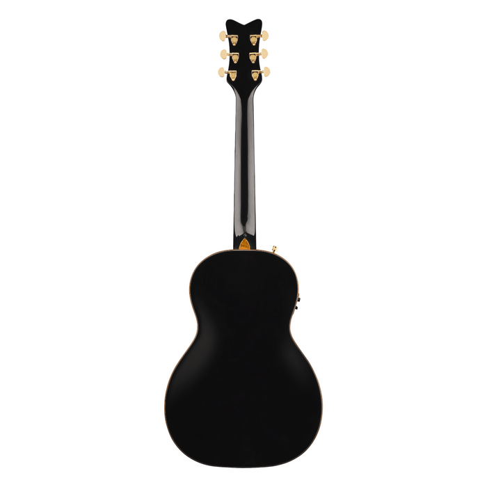 Guitarra Electroacústica Gretsch G5012E Rancher Penguin Parlor con mástil de caoba - Black
