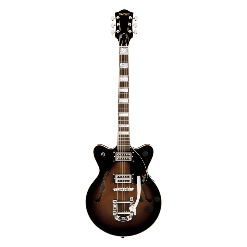 Guitarra Eléctrica Gretsch G2655T Streamliner Center Block Jr Double-Cut con Bigsby con mástil de laurel - Brownstone Maple