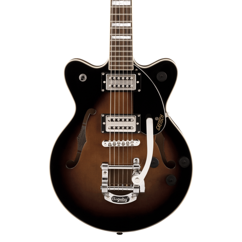 Guitarra Eléctrica Gretsch G2655T Streamliner Center Block Jr Double-Cut con Bigsby con mástil de laurel - Brownstone Maple
