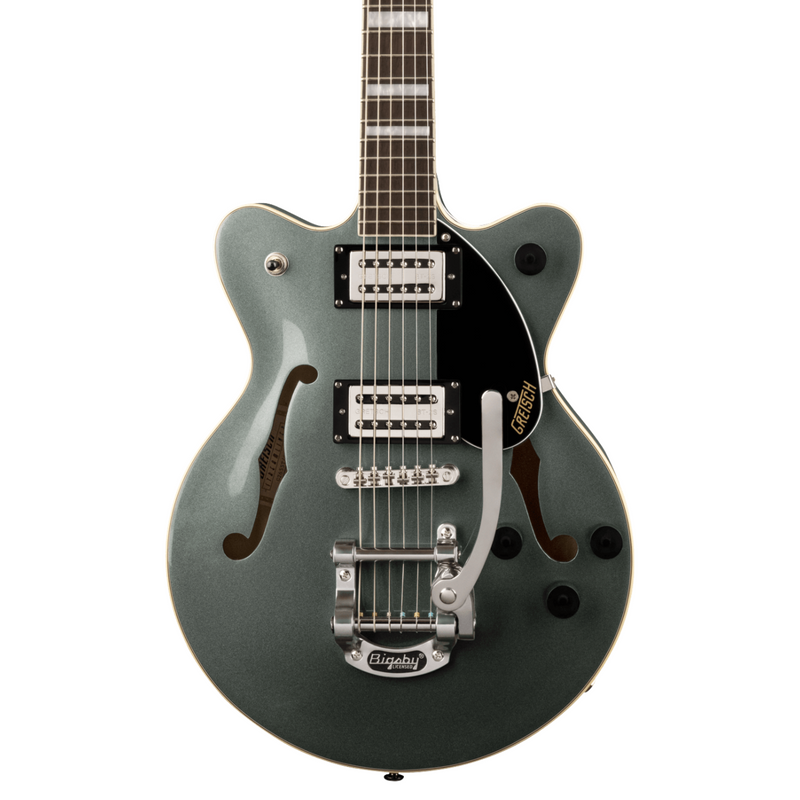 Guitarra Eléctrica Gretsch G2655T Streamliner Center Block Jr. Double-Cut con Bigsby con mástil de laurel - Sitrling Green