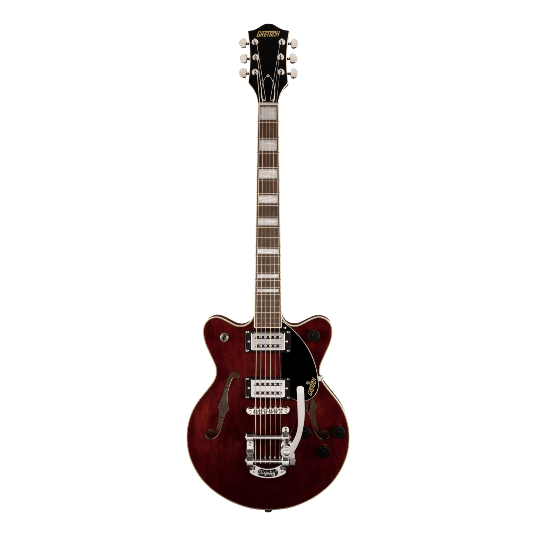 Guitarra Eléctrica Gretsch G2655T Streamliner Center Block Jr. Double-Cut con Bigsby con mástil de laurel - Walnut Stain