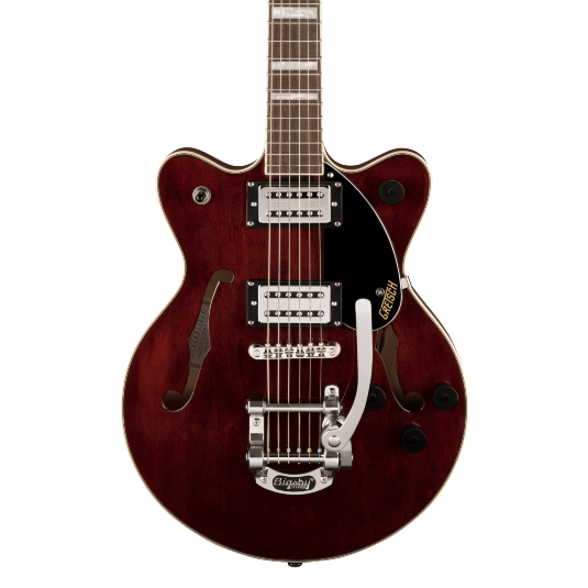 Guitarra Eléctrica Gretsch G2655T Streamliner Center Block Jr. Double-Cut con Bigsby con mástil de laurel - Walnut Stain