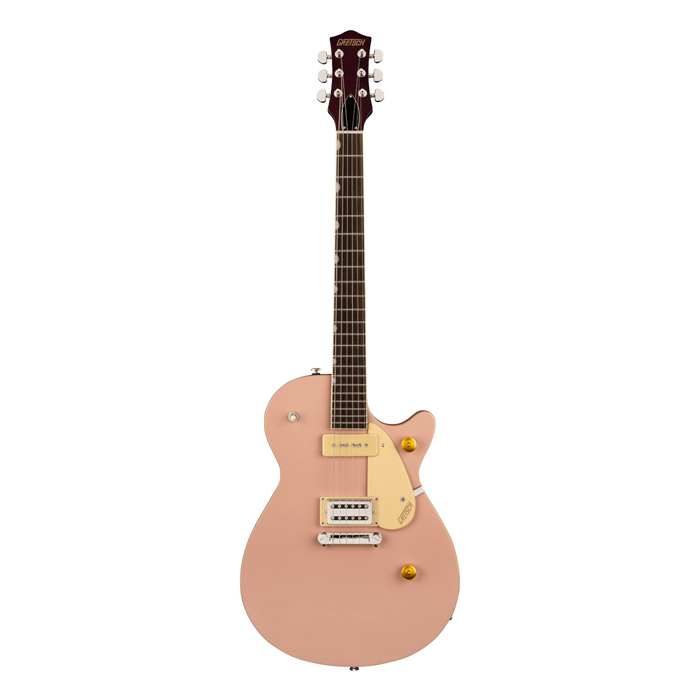 Guitarra Eléctrica Gretsch G2215-P90 Streamliner Junior Jet Club con mástil de laurel - Shell Pink