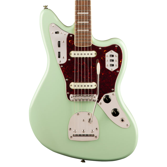 Guitarra Eléctrica Squier Classic Vibe 70's Jaguar con mástil de laurel - Surf Green