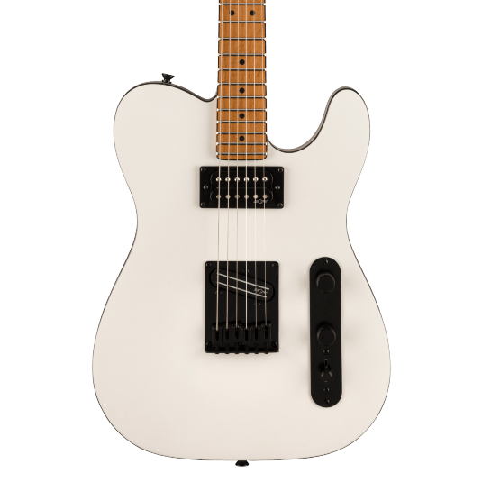 Guitarra Eléctrica Squier Contemporary Telecaster RH con mástil de maple tostado - Pearl White