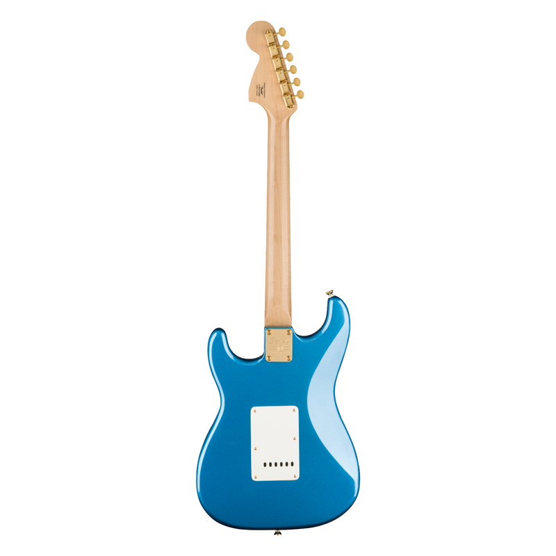Guitarra Eléctrica Squier 40th Anniversary Stratocaster Gold Edition con mástil de laurel - Lake Placid Blue