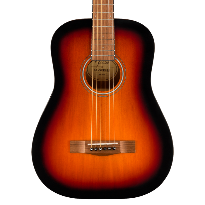 Guitarra Acústica Fender FA-15 tamaño 3/4, Cuerdas de Metal - Sunburst