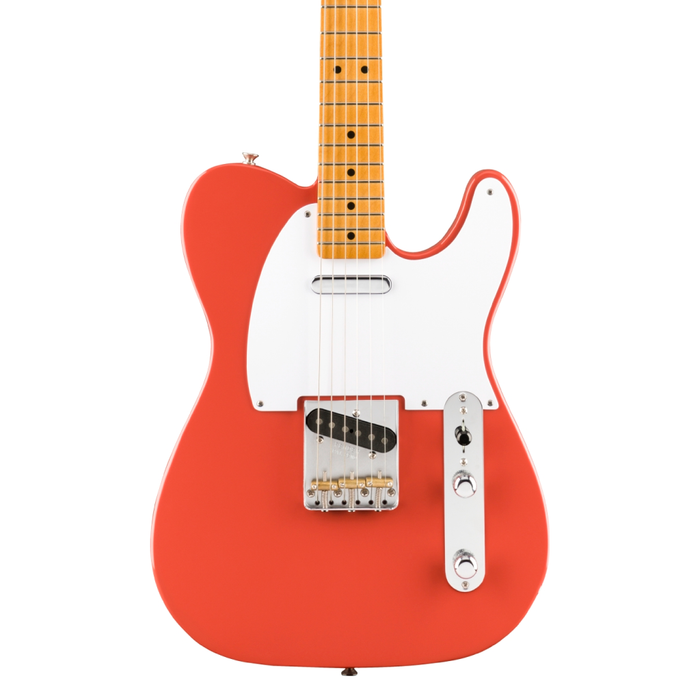 Guitarra Eléctrica Fender Vintera 50s Telecaster con mástil de maple - Fiesta Red