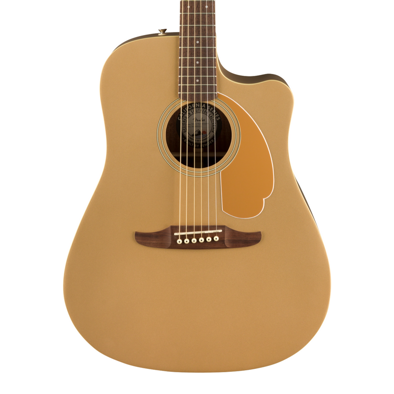 Guitarra Electroacústica Fender California Redondo Player Walnut -Bronze Satin